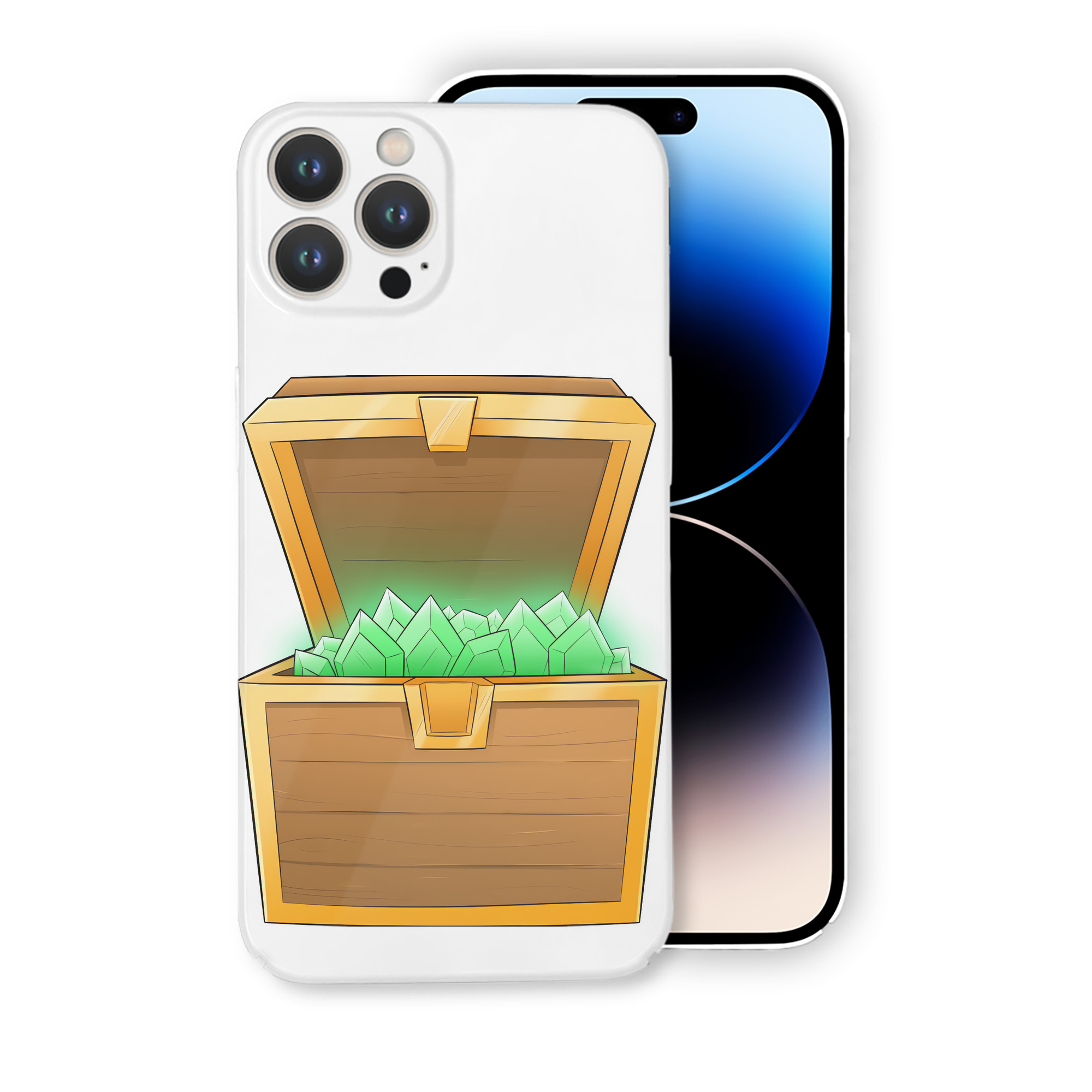 （画像用） マインクラフト ブロックの世界 Minecraft MC Block world 【iPhone 14シリーズ対応】ハードケース